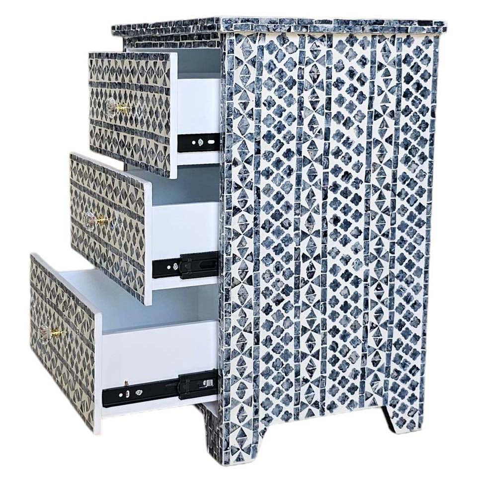Mother of Pearl Victoria Side Table - decorstore