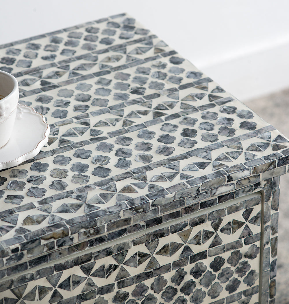Mother of Pearl Victoria Side Table - decorstore