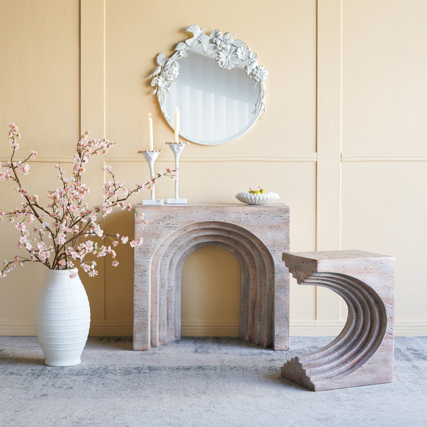 Cement Side Table