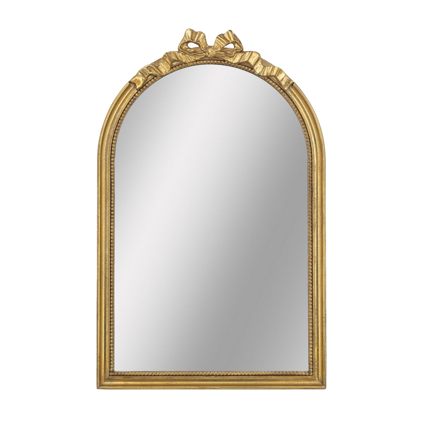 Stockholm Arched Gold Bow Mirror - decorstore