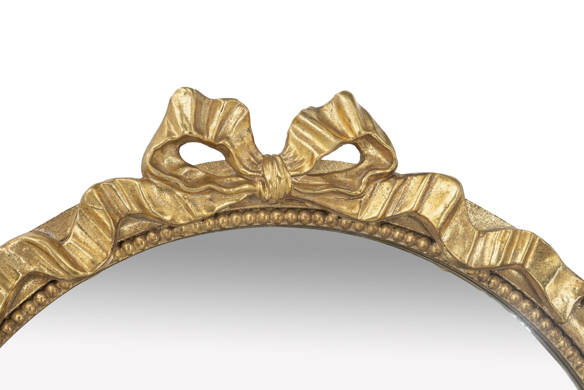 Stockholm Arched Gold Bow Mirror - decorstore