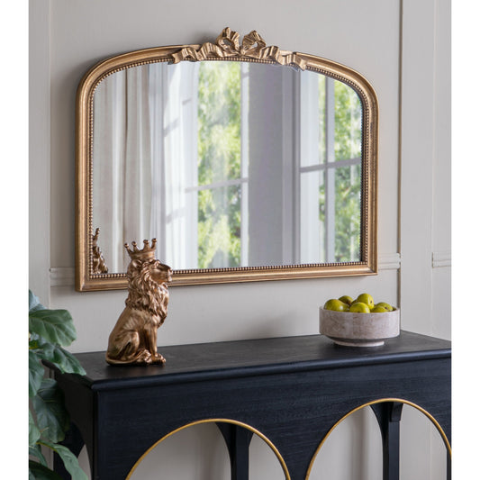 Venice Gold Bow Wall Mirror - decorstore