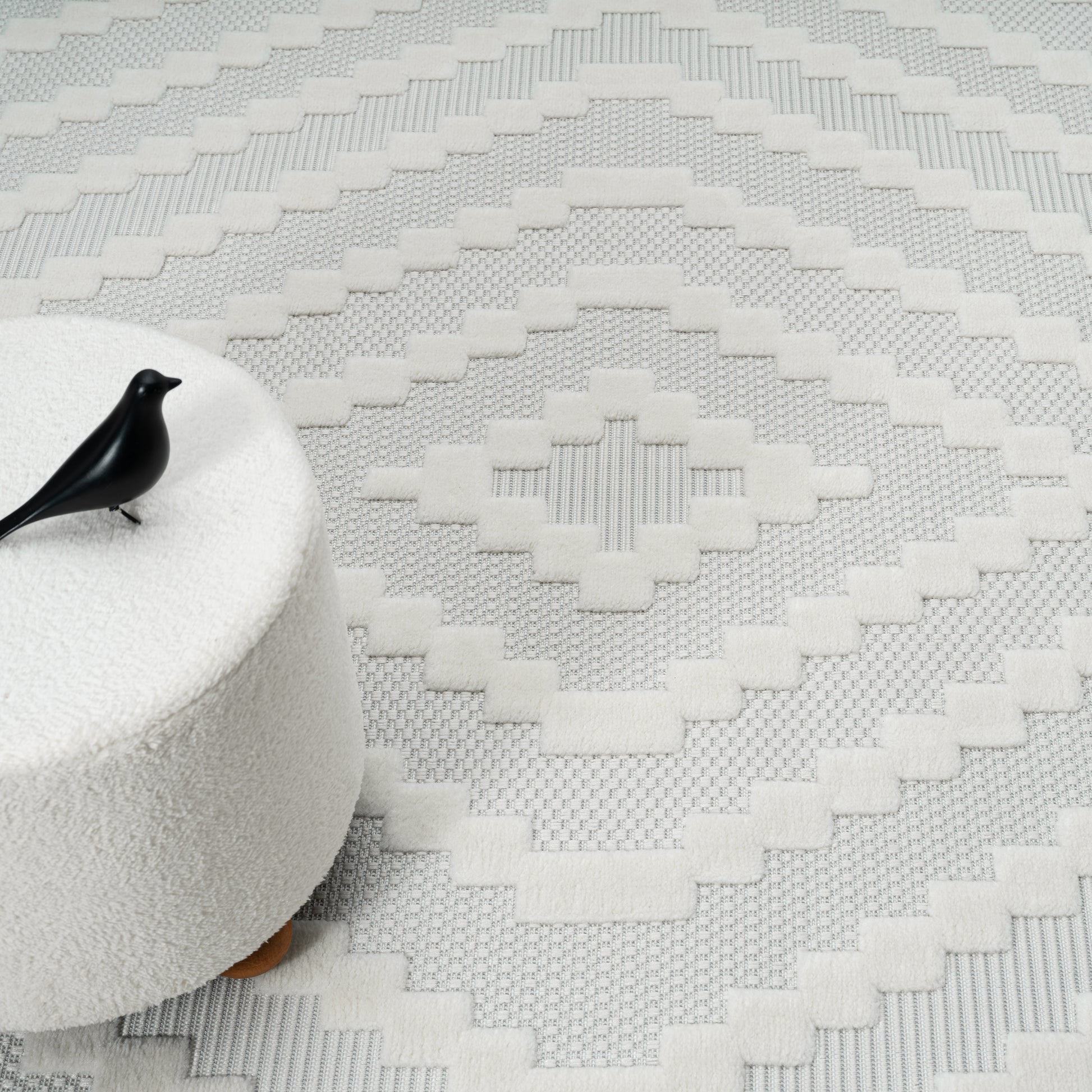 Calm 419 Linen Designer Rug - decorstore