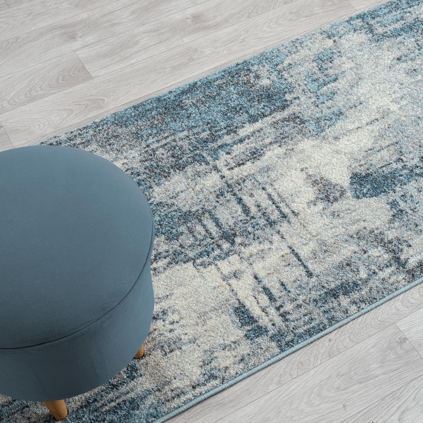 Canyon 516 Blue Designer Rug - decorstore