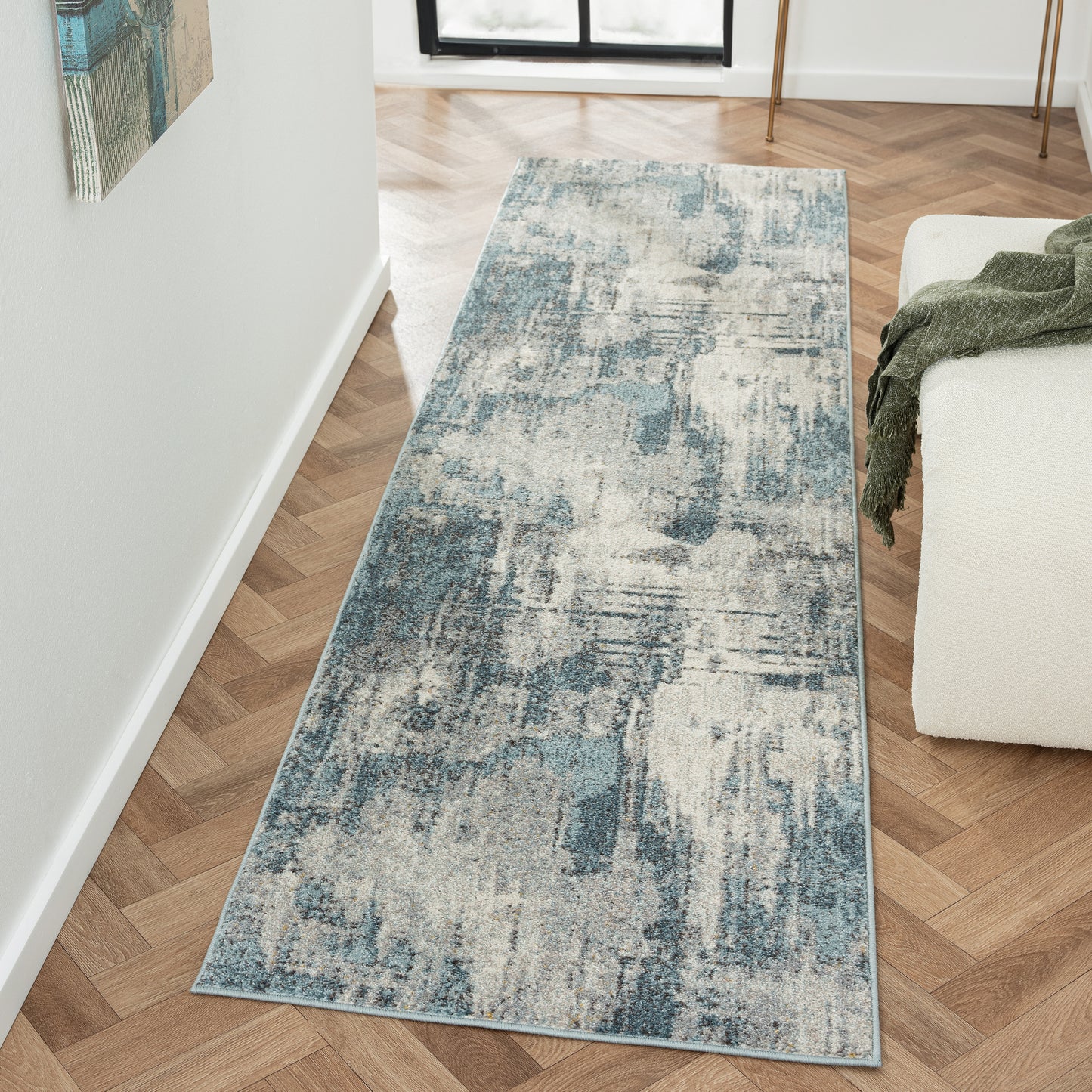 Canyon 516 Blue Designer Rug - decorstore