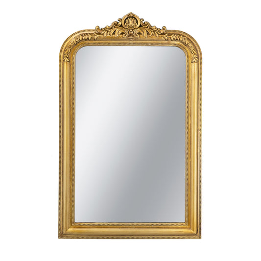 Contemporary Gold Mirror – Clean Rectangle Form - decorstore