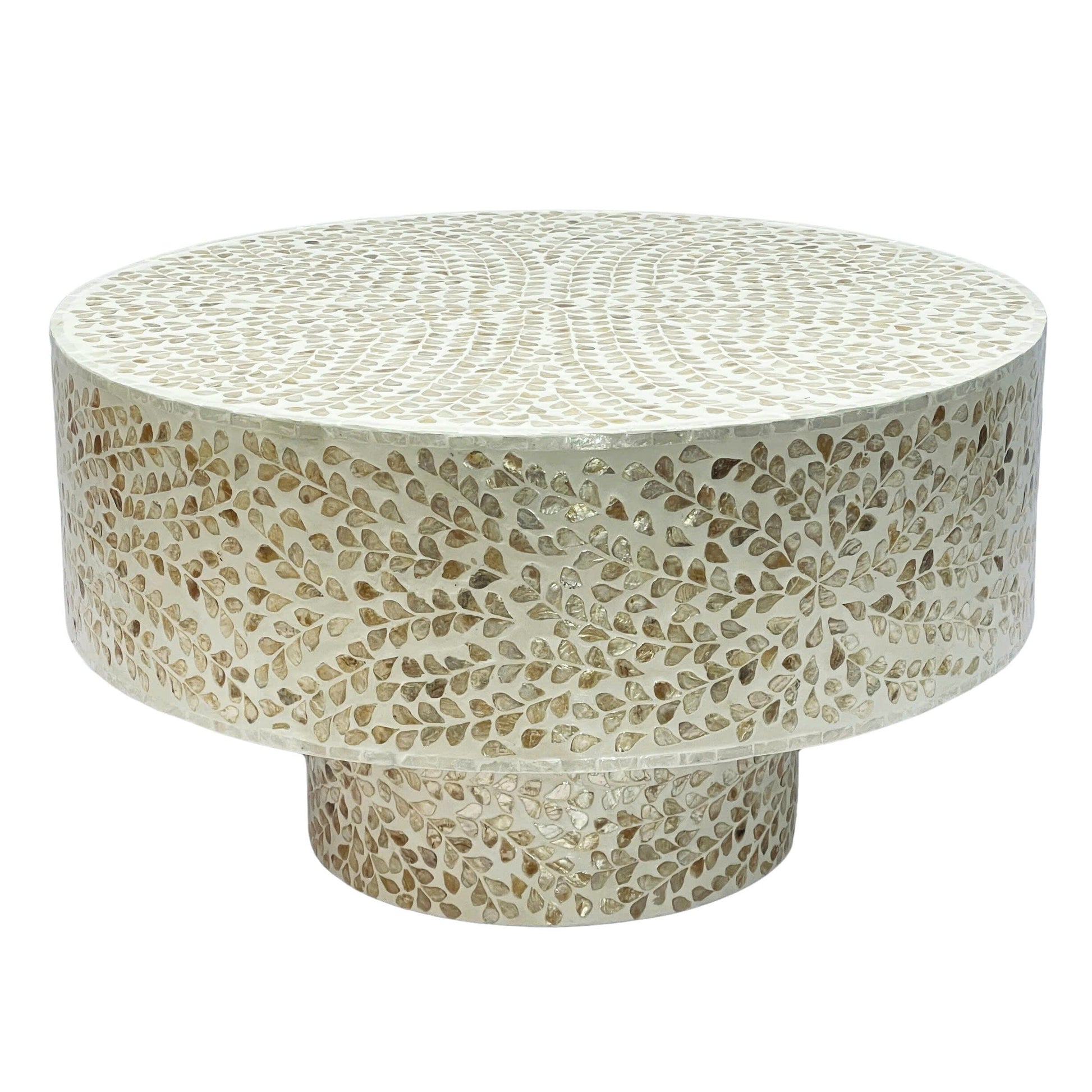 Mother of Pearl Coffee Table – Classic Silhouette - decorstore