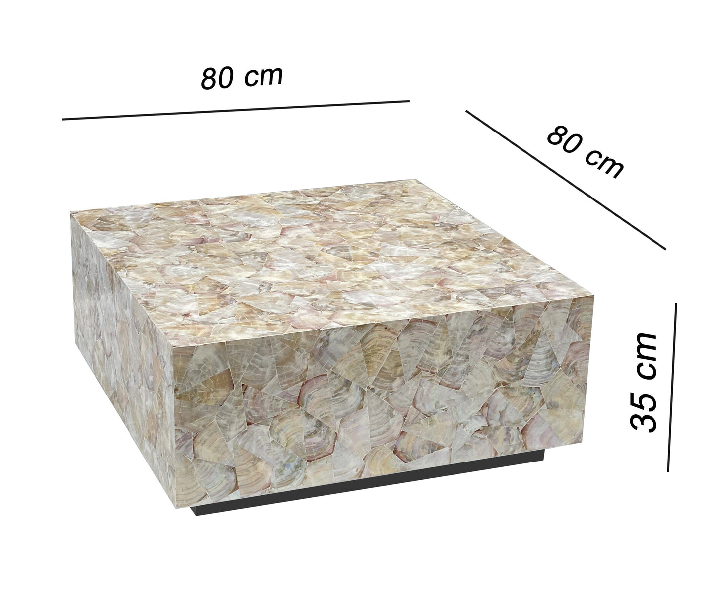 Artisan Pearl Peak Handmade Coffee Table - decorstore