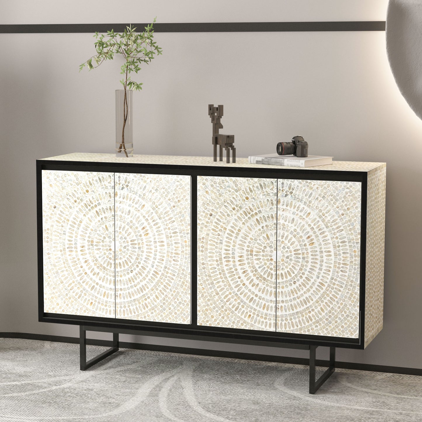 Mother of Pearl Swirl Grace Sideboard - decorstore