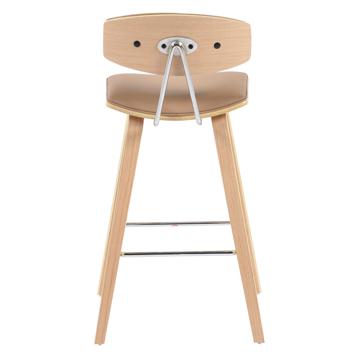 Modern Bar Stool Khaki - decorstore
