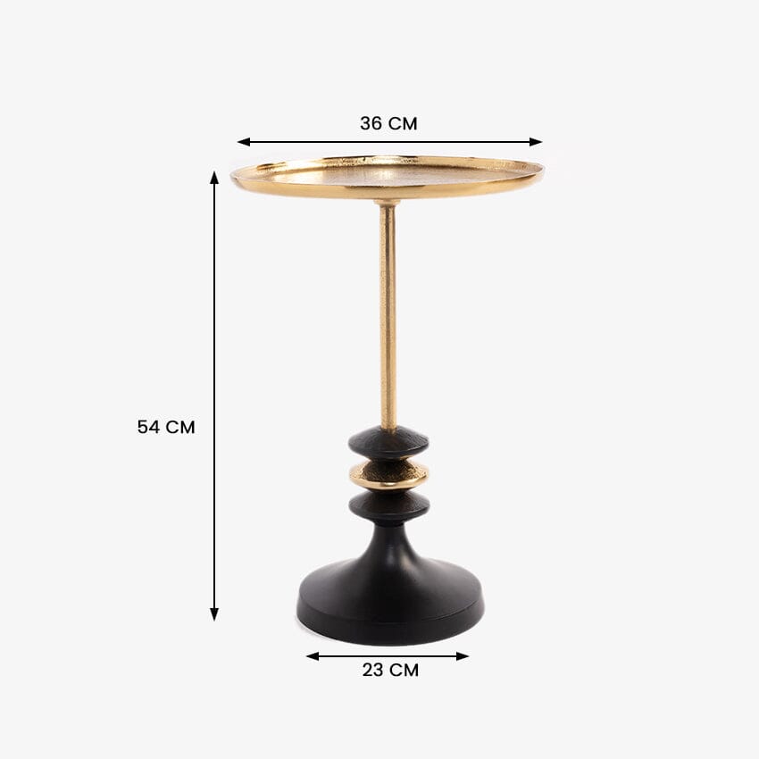 Metro Steel Loft Accent Table - decorstore