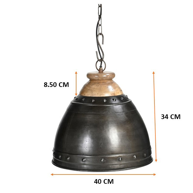 Iron Wooden Lampshade - decorstore