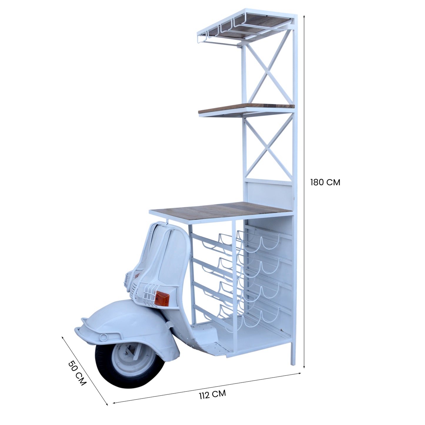 Scooter Wine Bar Shelf - decorstore