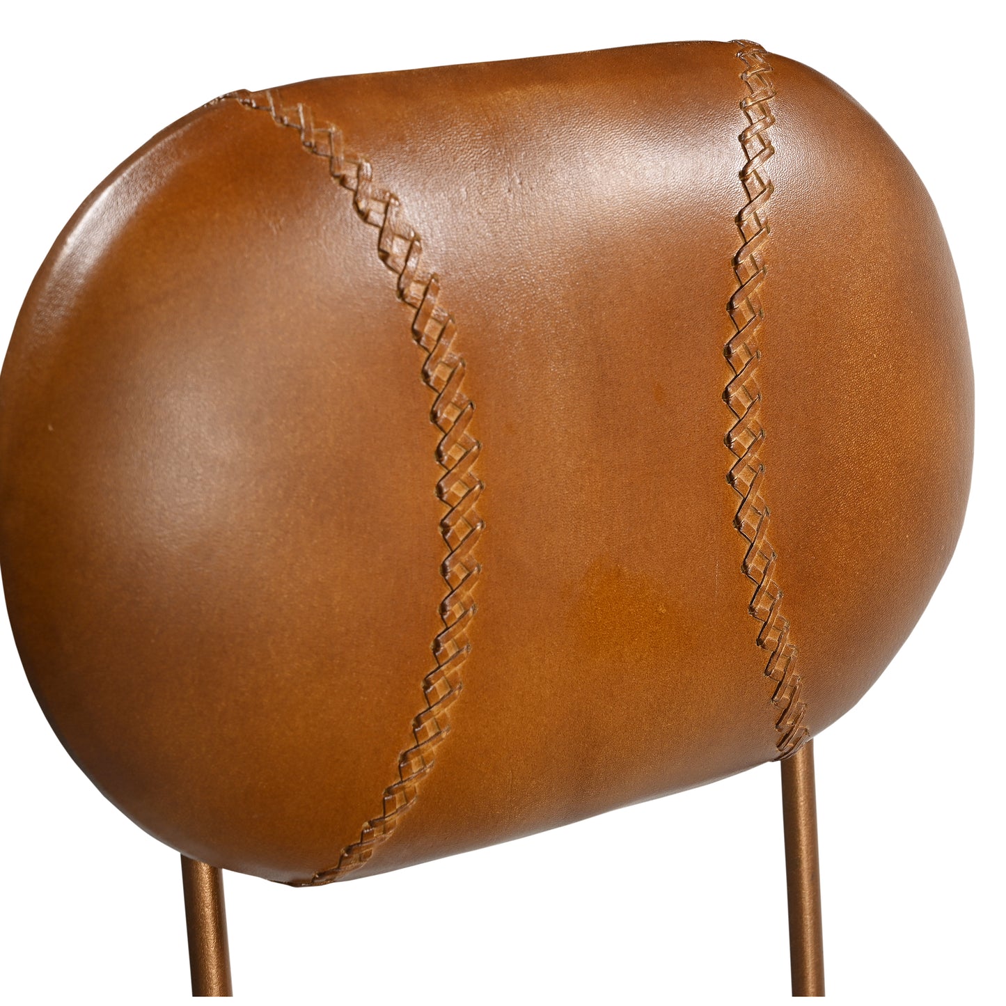 Leather Windup Mitt Bar Chair - decorstore