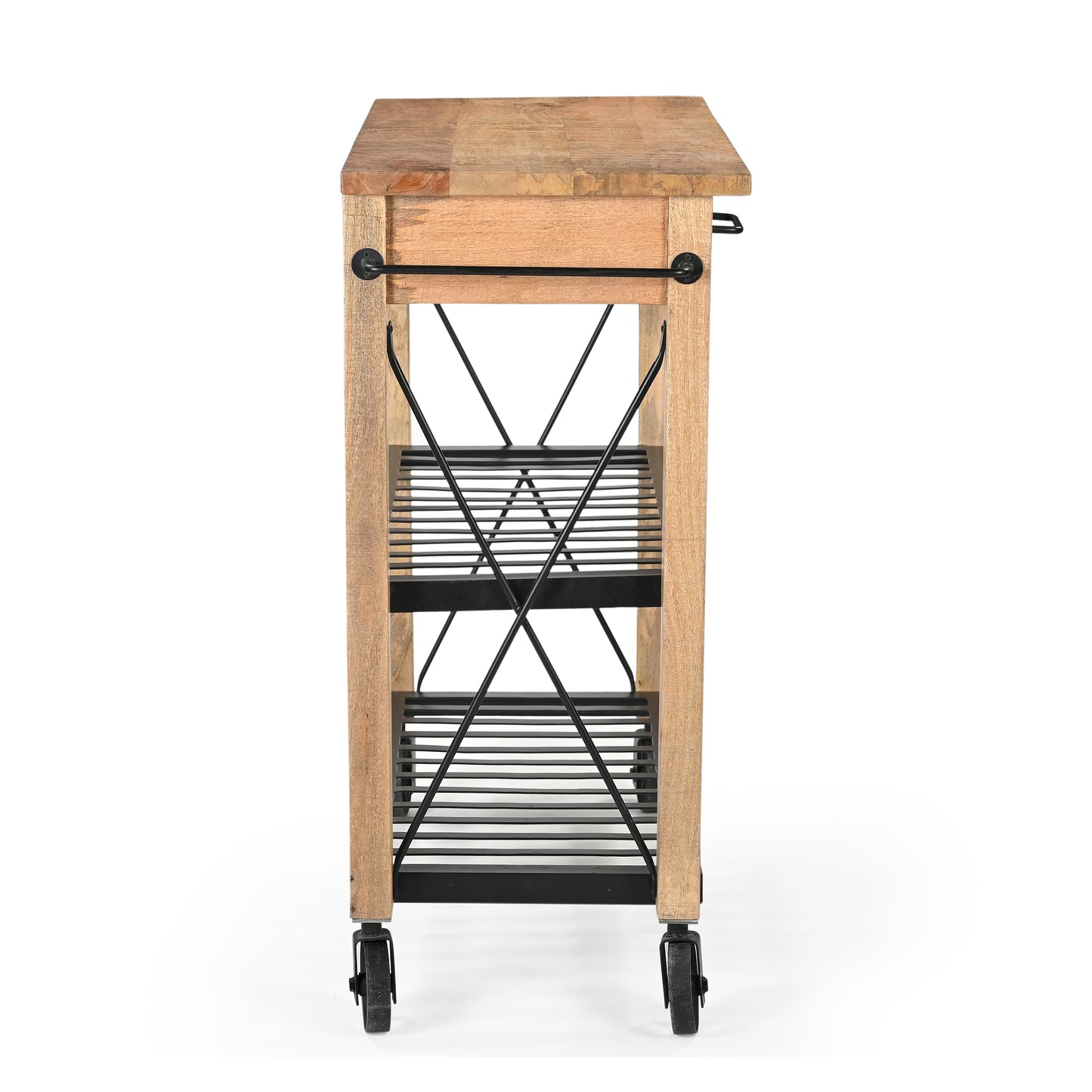 Wooden Wheely Butlers Trolley - decorstore