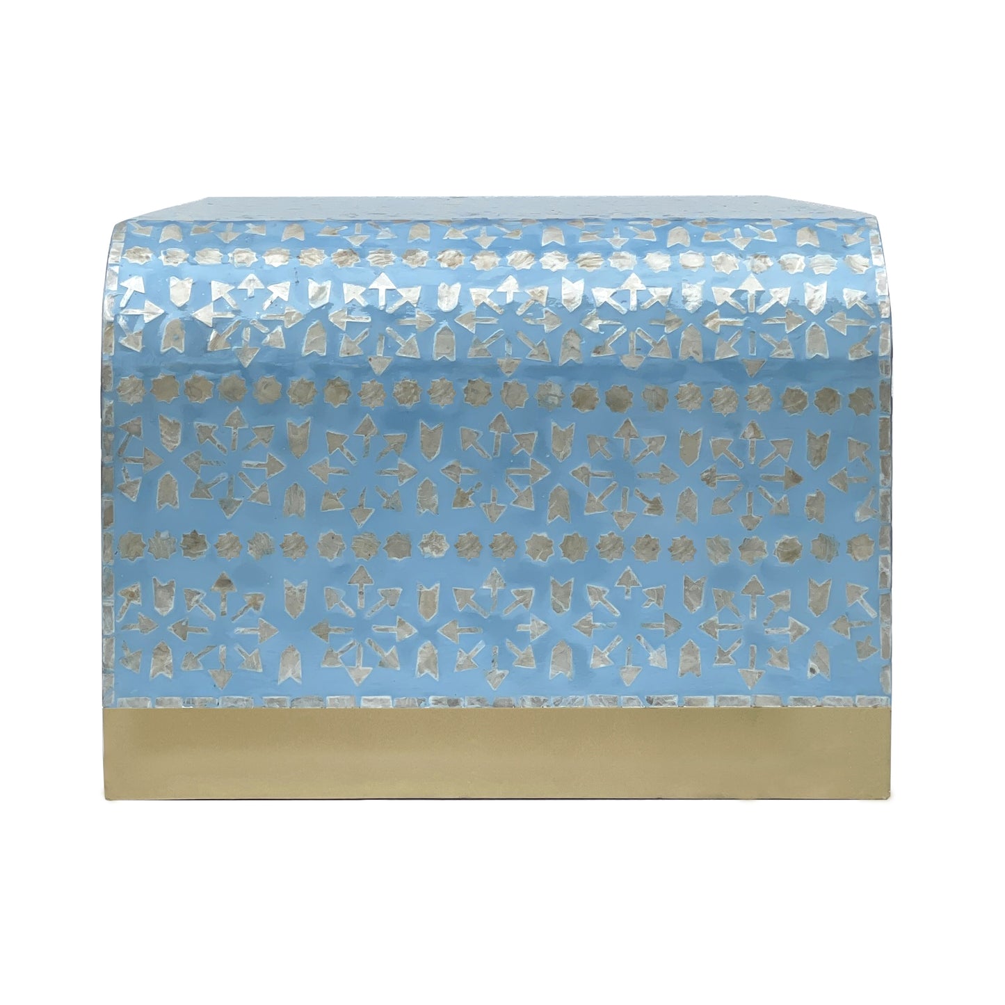 Mother of pearl Aegean Horizon Low Profile Coffee Table - decorstore