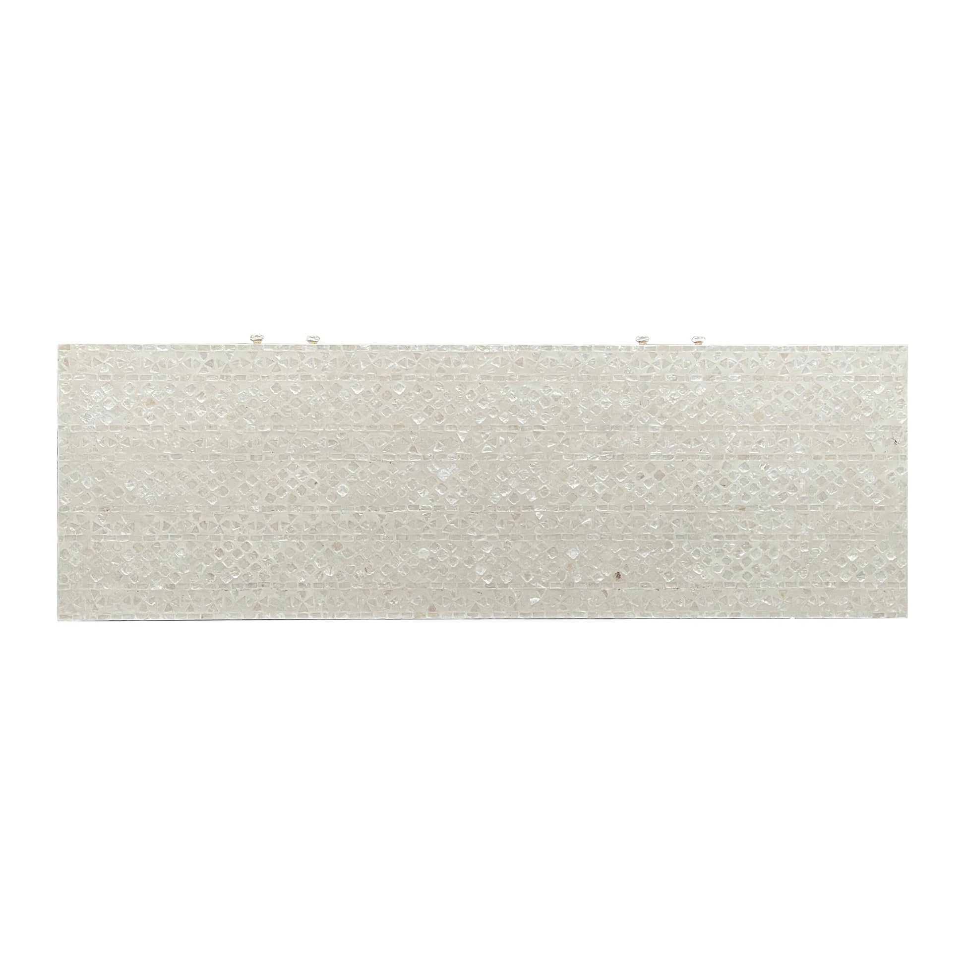 Mother of Pearl Console Cabinet – Light Wash Finish - decorstore