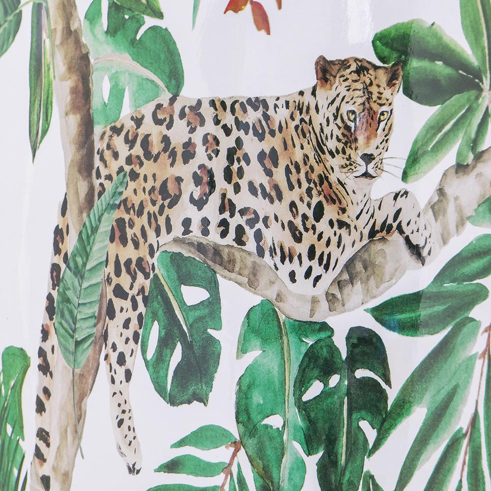 Leopard in the Jungle Stool - decorstore