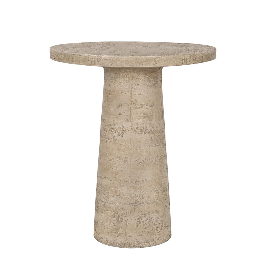 Goran Cement Round Side Table - decorstore