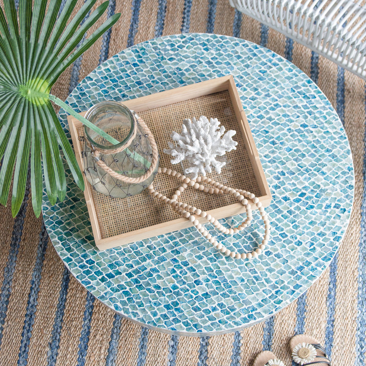 Mother of Pearl Maldives Coffee Table - decorstore