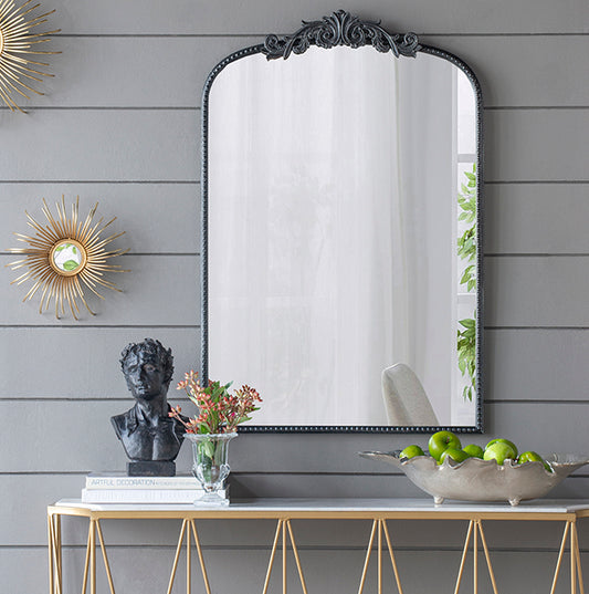 Rectangular Ornamental Wall Mirror - decorstore