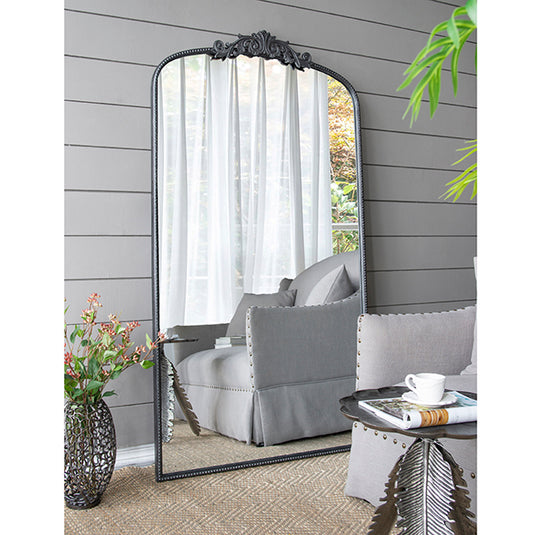 Tall Ornamental Floor Mirror - decorstore