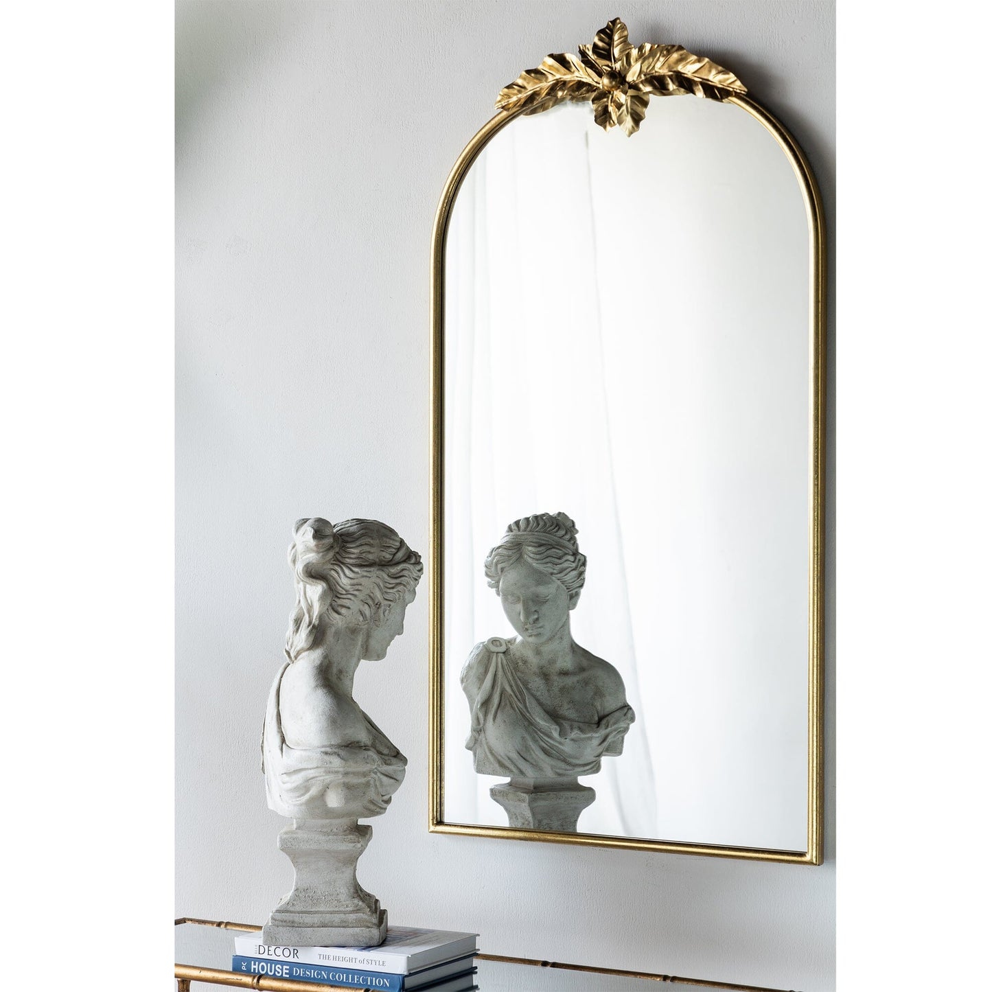 Henley Tall Gold Wall Mirror - decorstore