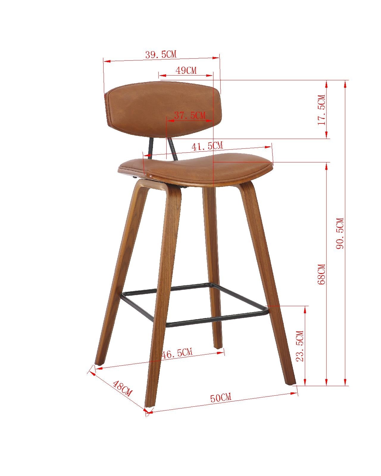 Vintage Kitchen Bench Height Chair - decorstore
