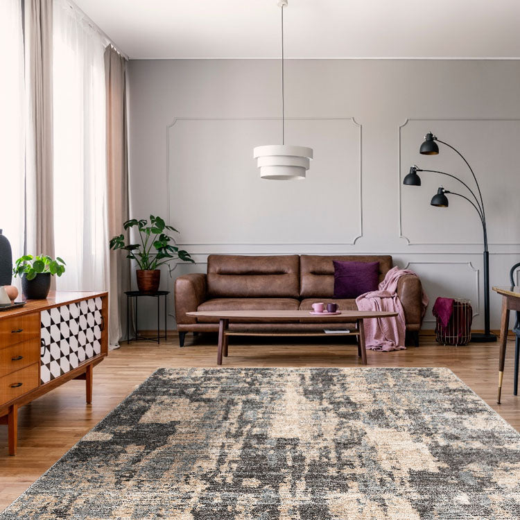 Lotus 2617 Light Grey Turkish Rug - decorstore