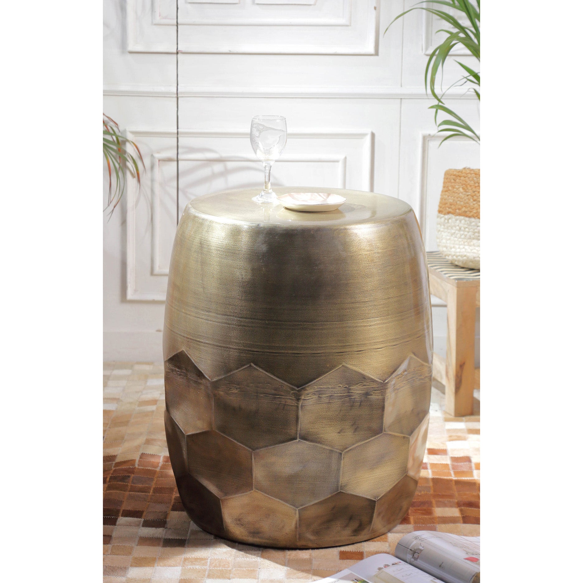 Ava Hexagon Side Table - decorstore
