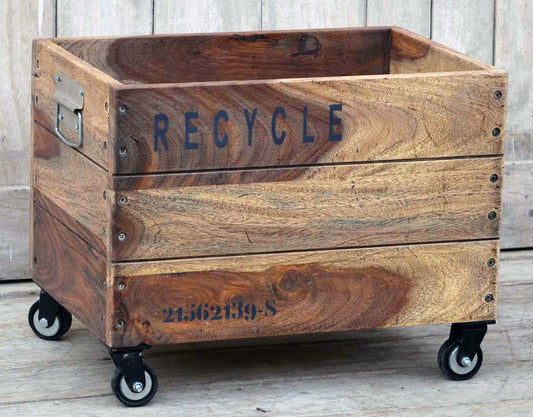 Wheely Recycle Storage Crate - decorstore