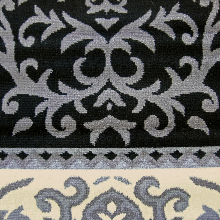 Turkish Ruby Black Rug - decorstore