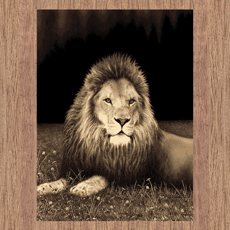 Turkish Ruby Lion Rug - decorstore