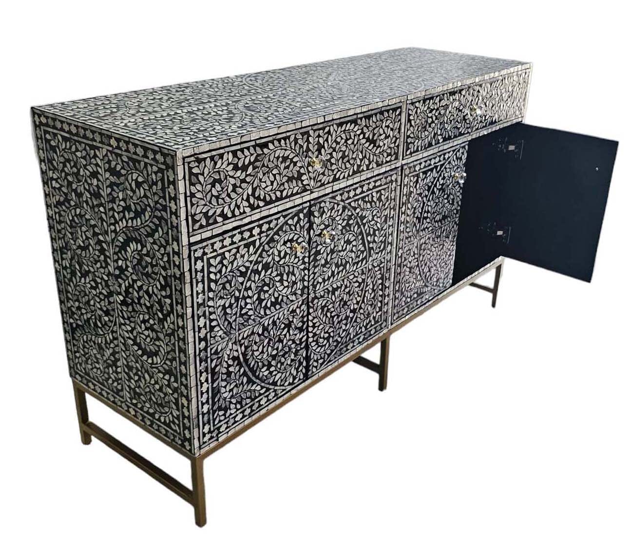 Mother of pearl Majestic Vine sideboard - decorstore