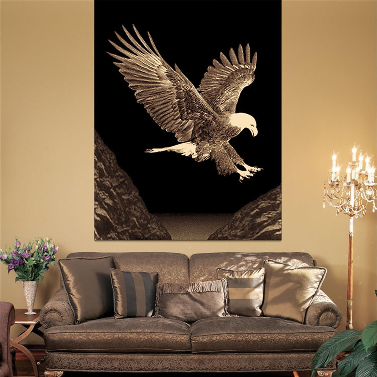Turkish Ruby Eagle Rug - decorstore