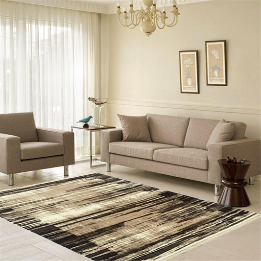 Turkish Satin Brown Rug - decorstore