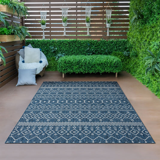 Patio 452 Ocean Designer Rug - decorstore