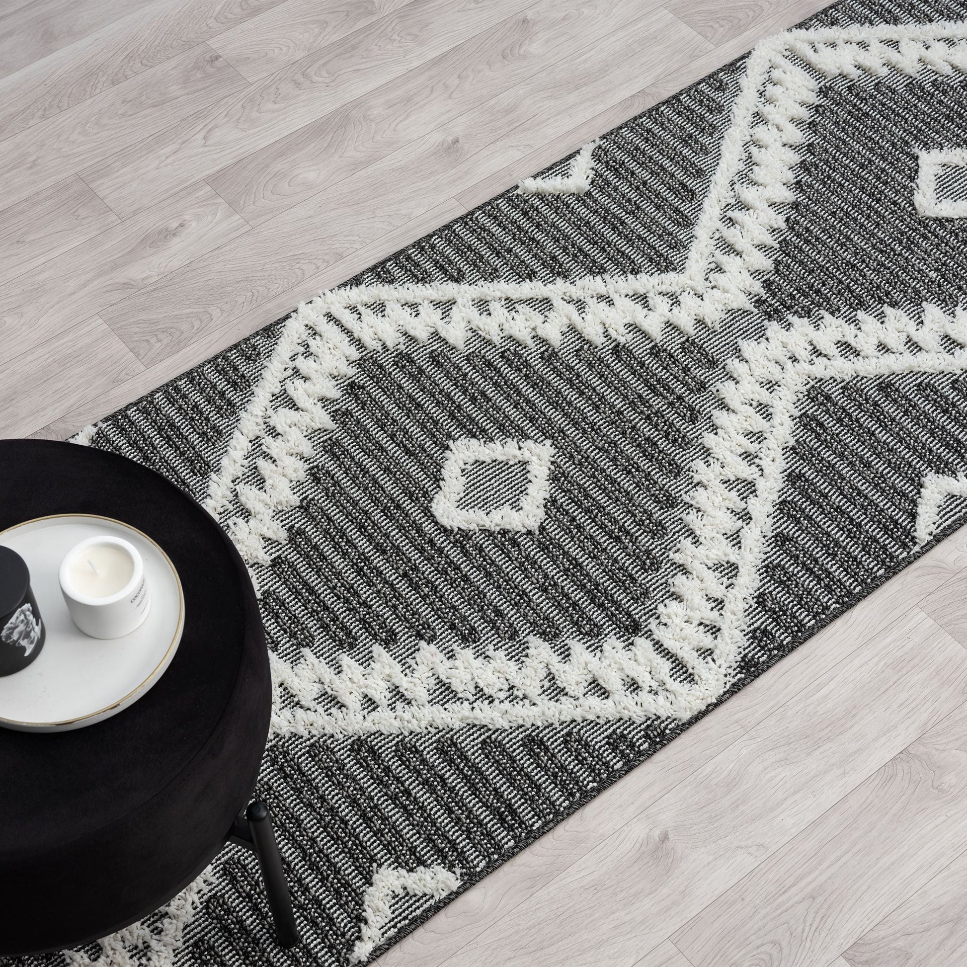 Cottage 544 Ash Floor Runner Rug - decorstore