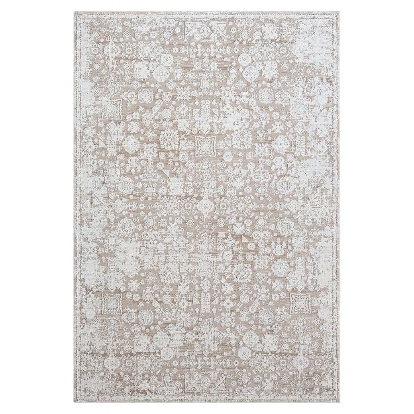 Oxford 564 Cream Designer Rug - decorstore