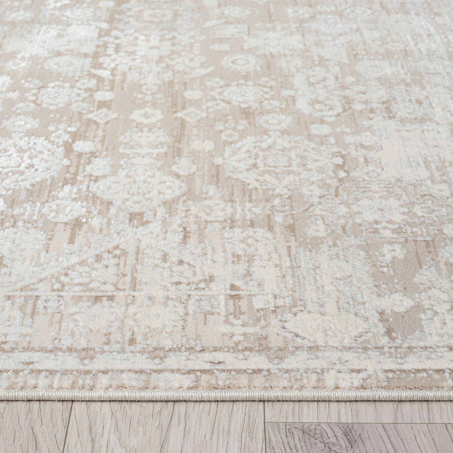 Oxford 564 Cream Designer Rug - decorstore