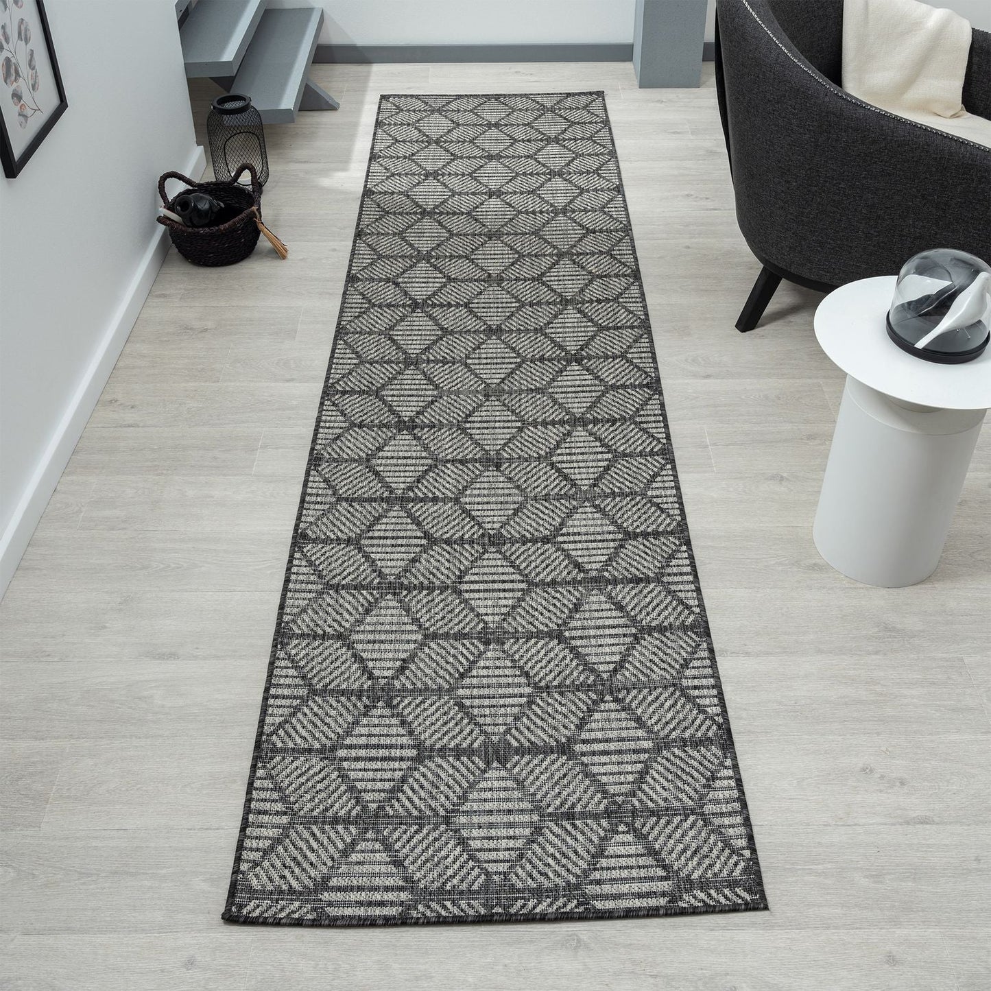 Alfresco 420 Steel Floor Runner Rug - decorstore