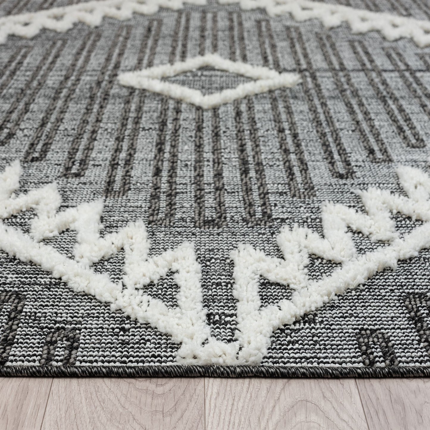 Cottage 544 Ash Floor Runner Rug - decorstore