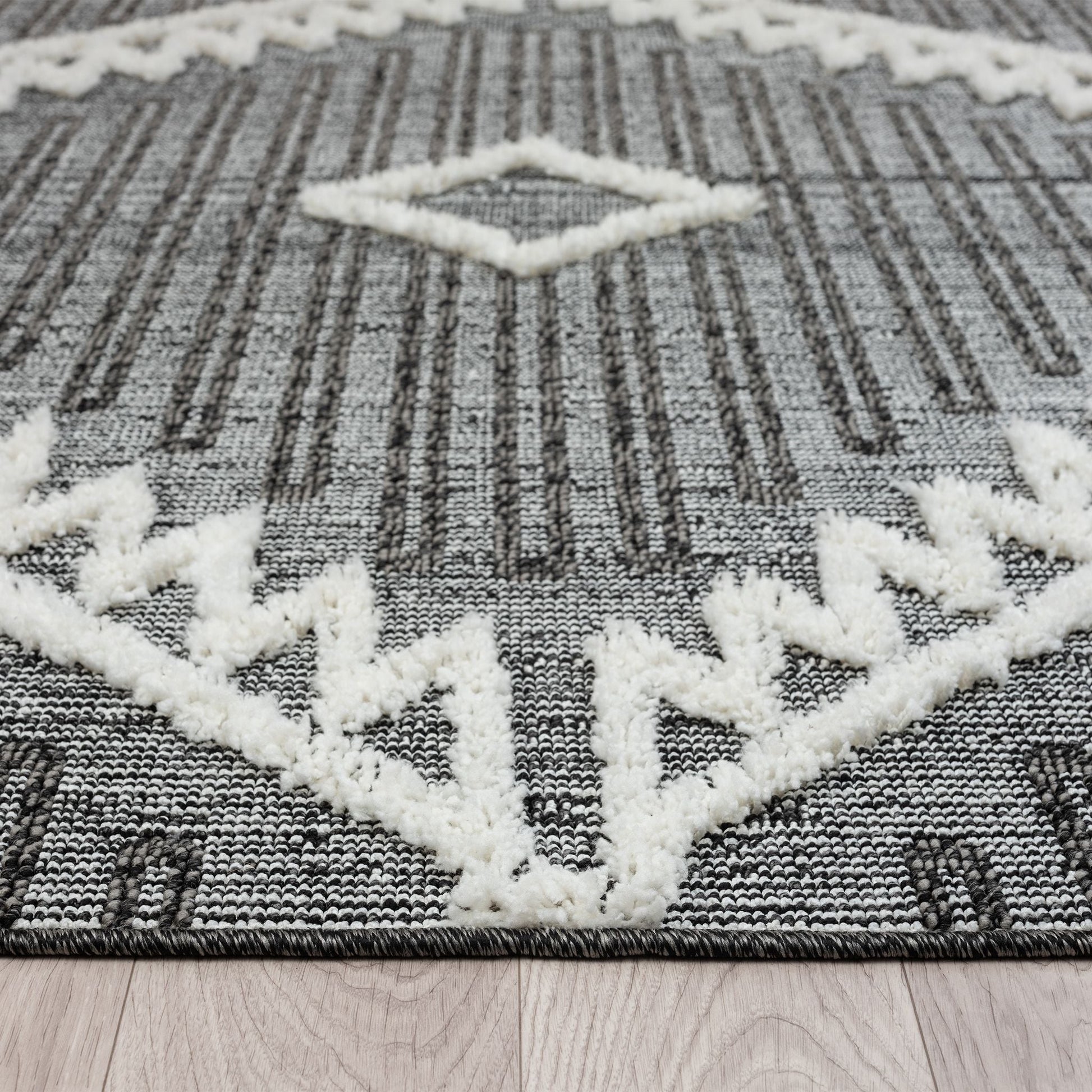 Cottage 544 Ash Floor Runner Rug - decorstore