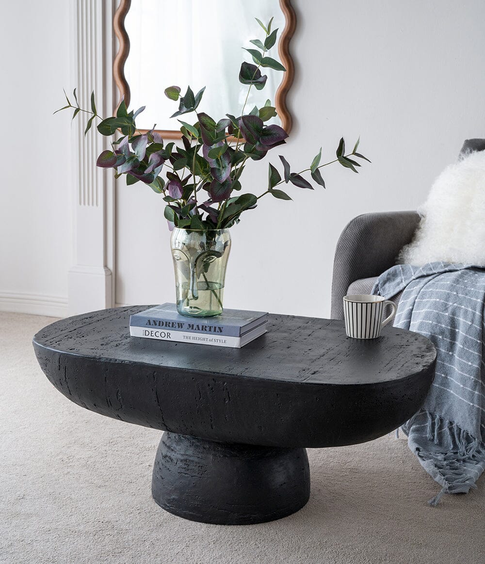 Noir Cement Coffee Table - decorstore