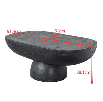 Noir Cement Coffee Table - decorstore