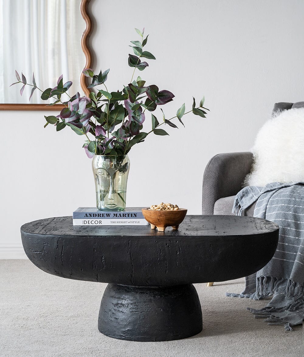 Noir Cement Coffee Table - decorstore