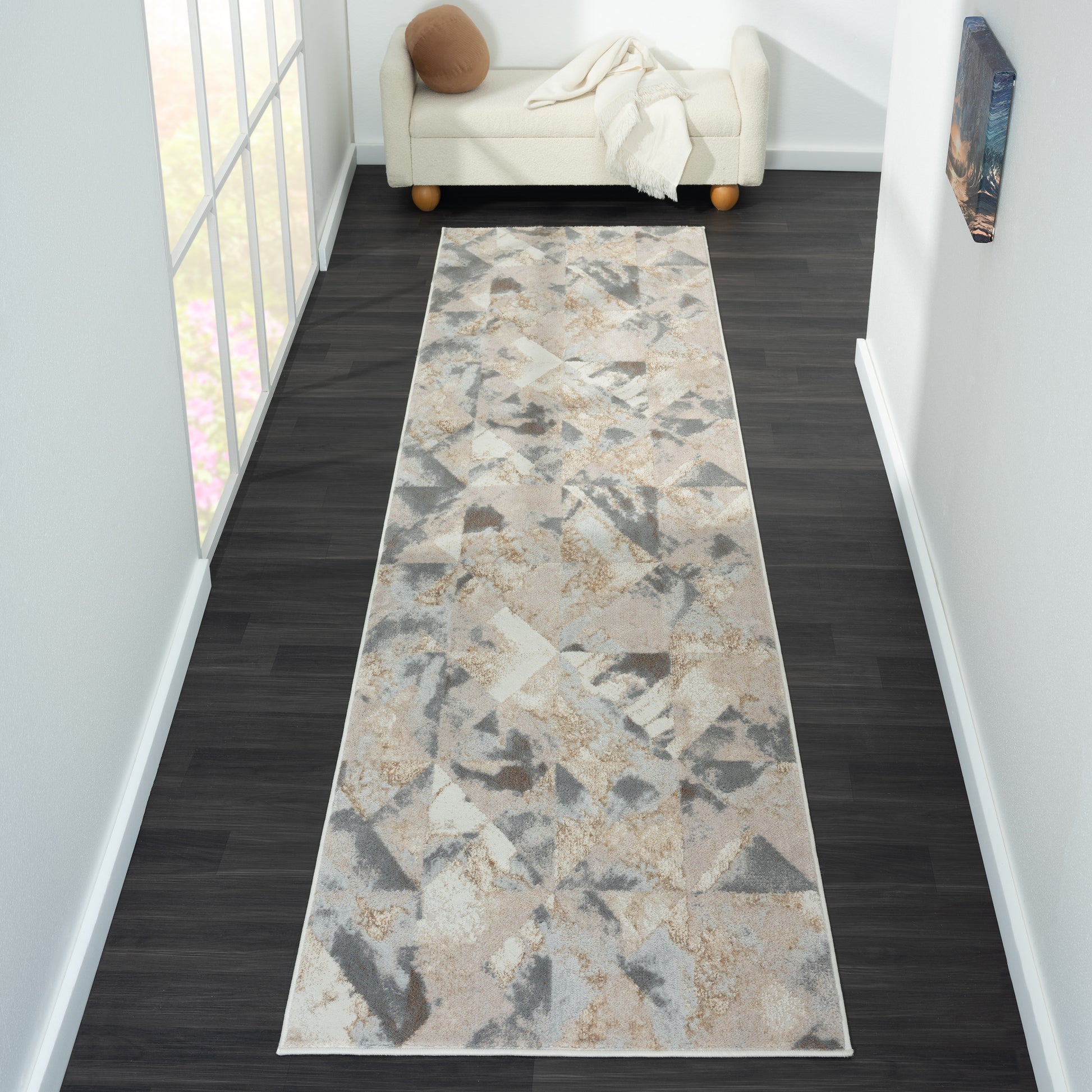 Amber 189 Slate Designer Rug - decorstore