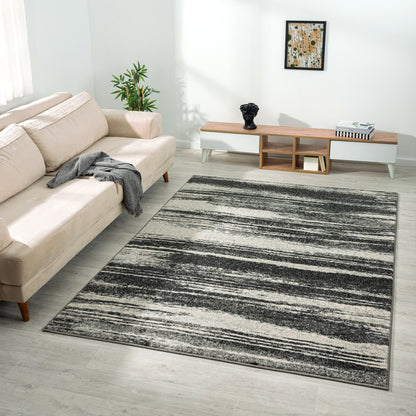 Astor 481 Charcoal Designer Rug - decorstore