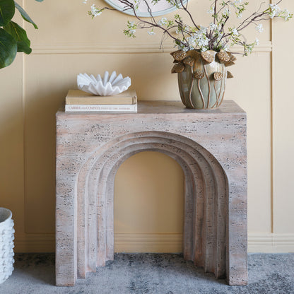 Cement Console Table