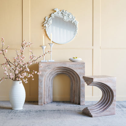 Cement Console Table